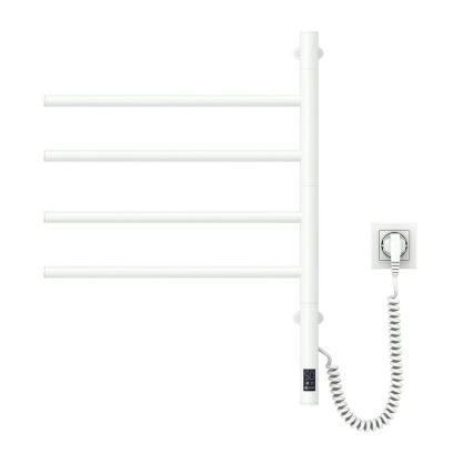 Elektrinis besisukantis rankšluosčių džiovintuvas su termostatu ARABESQUE 150W/230V 64,6 cm IP44 balta