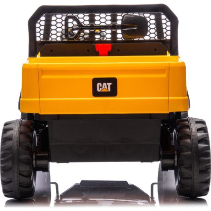 Elektrinis žaislinis automobilis CAT 60W/7500 mAh geltonas/juodas + nuotolinio valdymo pultas