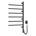 Elektrinis pasukamas rankšluosčių džiovintuvas su termostatu ARABESQUE 105W 82x49 cm juodas