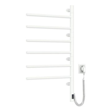 Elektrinis pasukamas rankšluosčių džiovintuvas su termostatu ARABESQUE 196W/230V 81,8 cm IP44 baltas