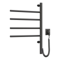 Elektrinis pasukamas rankšluosčių džiovintuvas su termostatu ARABESQUE 60W 65x49 cm juodas
