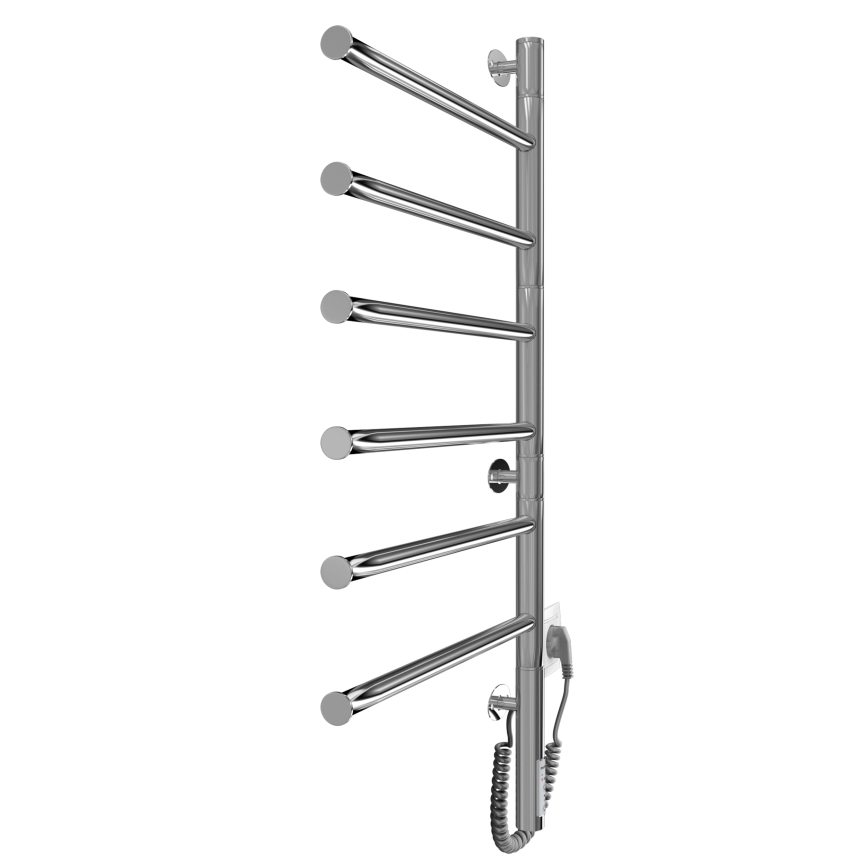 Elektrinis pasukamas rankšluosčių džiovintuvas VEER 80W/230V 82,5x44,5 cm nerūdijantis plienas/blizgus chromas