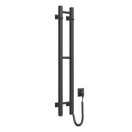 Elektrinis rankšluosčių džiovintuvas SILOUETTE 187W/230V 101,1 cm IP44 juoda dešinė kampinis