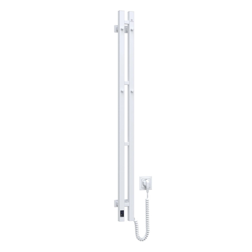 Elektrinis rankšluosčių džiovintuvas su termostatu SILOUETTE 187W/230V 120,6 cm IP44 baltas dešinysis stačiakampis