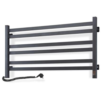 Elektrinis rankšluosčių džiovintuvas su termostatu AVANGARD 181 W 50x90 cm juodas kairinis