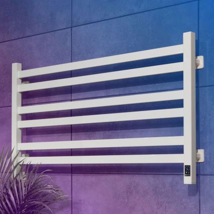 Elektrinis rankšluosčių džiovintuvas su termostatu AVANGARD 181W 50x90 cm baltas kairinis