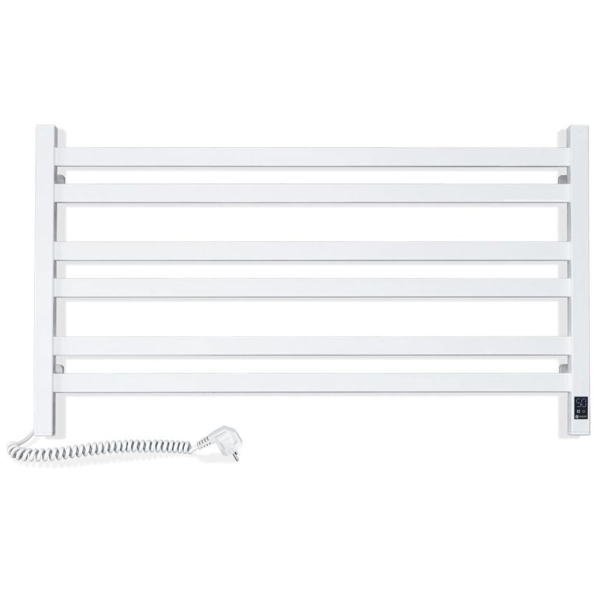 Elektrinis rankšluosčių džiovintuvas su termostatu AVANGARD 181W 50x90 cm baltas kairinis