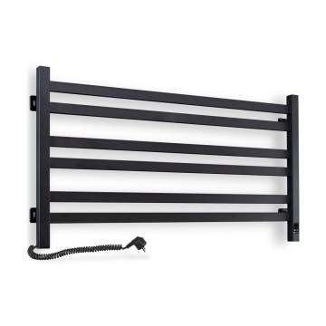 Elektrinis rankšluosčių džiovintuvas su termostatu AVANGARD 181W 50x90 cm juodas, kairinis