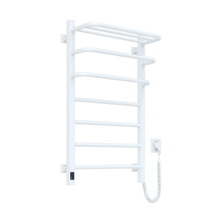Elektrinis rankšluosčių džiovintuvas su termostatu FORTIS 155W 80x48 cm baltas dešininis