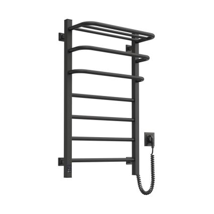 Elektrinis rankšluosčių džiovintuvas su termostatu FORTIS 155W 80x48 cm juodas dešinysis