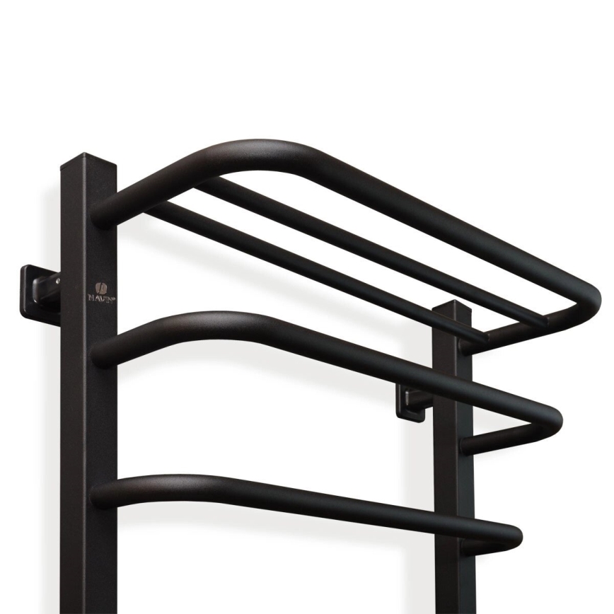 Elektrinis rankšluosčių džiovintuvas su termostatu FORTIS 155W 80x48 cm juodas dešinysis