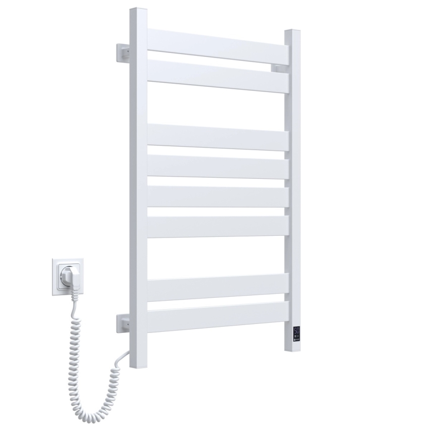 Elektrinis rankšluosčių džiovintuvas su termostatu LARGO 168W 80x50 cm baltas kairinis