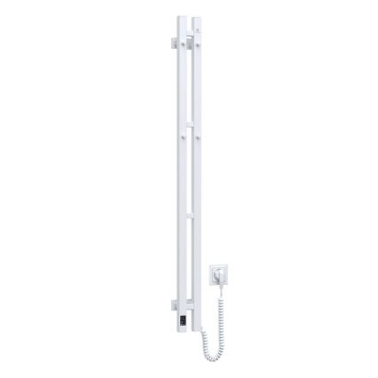 Elektrinis rankšluosčių džiovintuvas su termostatu SILOUETTE 187W/230V 120,6 cm IP44 balta dešinė kampinis