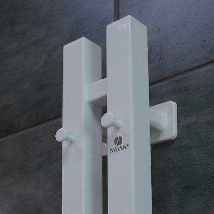 SILOUETTE elektrinis rankšluosčių džiovintuvas su termostatu, 200W/230V, 150,6 cm, IP44, baltas, dešininis