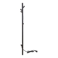 Elektrinis strypinis rankšluosčių džiovintuvas 118 cm 30W juodas