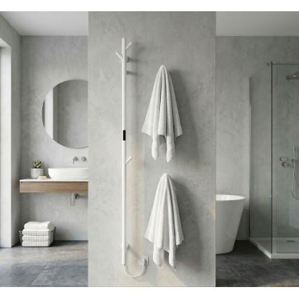 Elektrinis strypinis rankšluosčių džiovintuvas 172 cm 46W baltas