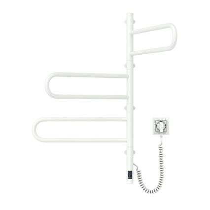 Elektrinis sukamas rankšluosčių džiovintuvas su termostatu FOUETTE 100W 80X49 cm  balta