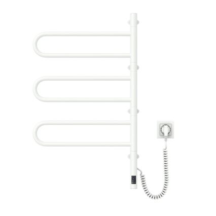 Elektrinis sukamas rankšluosčių džiovintuvas su termostatu FOUETTE 100W 80X49 cm  balta