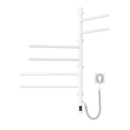 Elektrinis pasukamas rankšluosčių džiovintuvas su termostatu ARABESQUE 196W/230V 81,8 cm IP44 baltas