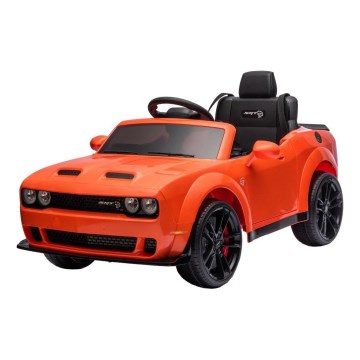 Elektrinis žaislinis automobilis Dodge Challenger 50W/4500 mAh oranžinės spalvos