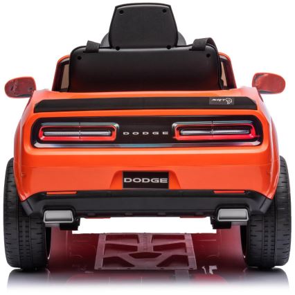 Elektrinis žaislinis automobilis Dodge Challenger 50W/4500 mAh oranžinės spalvos