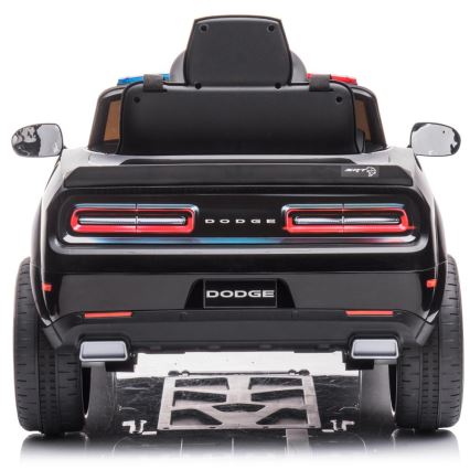 Elektromobilis Dodge Challenger Policijos automobilis 50W/4500 mAh  juoda/balta