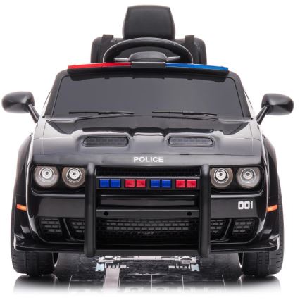Elektromobilis Dodge Challenger Policijos automobilis 50W/4500 mAh  juoda/balta