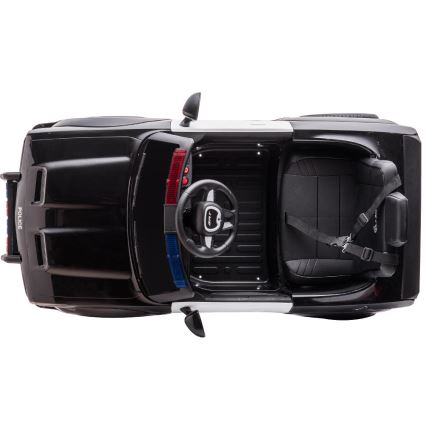 Elektromobilis Dodge Challenger Policijos automobilis 50W/4500 mAh  juoda/balta
