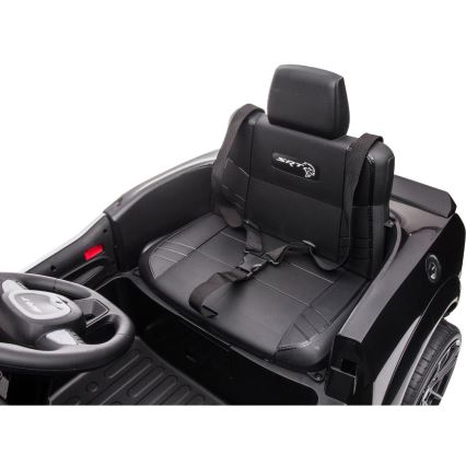 Elektromobilis Dodge Challenger Policijos automobilis 50W/4500 mAh  juoda/balta