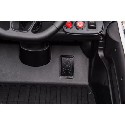 Elektromobilis Dodge Challenger Policijos automobilis 50W/4500 mAh  juoda/balta