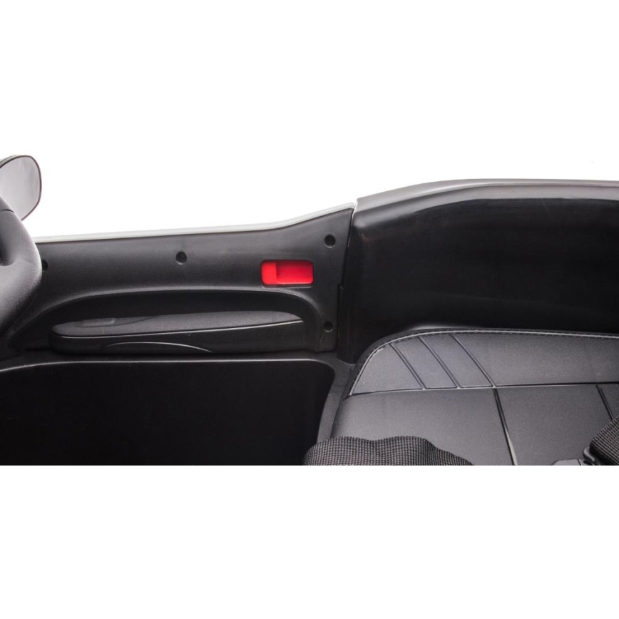Elektromobilis Dodge Challenger Policijos automobilis 50W/4500 mAh  juoda/balta