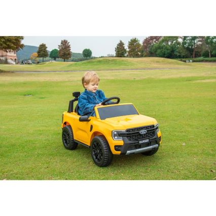 Elektromobilis Ford Ranger 60W/4500 mAh geltona