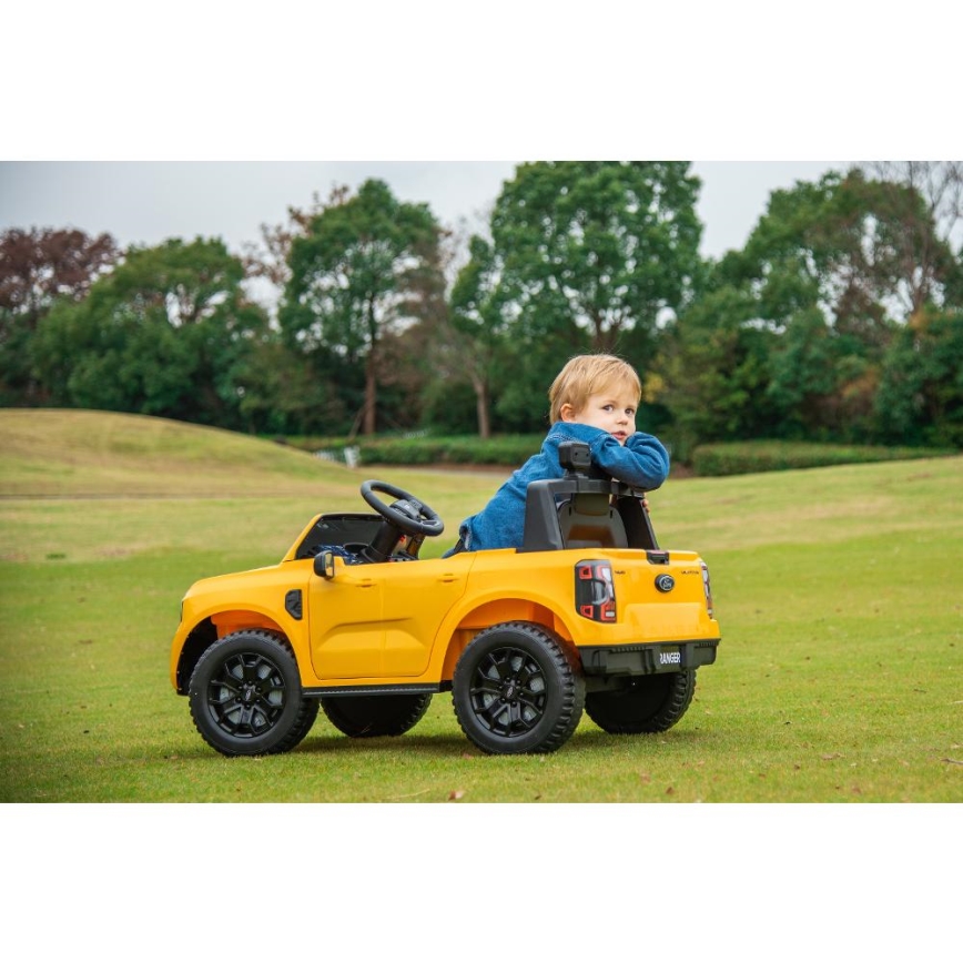 Elektromobilis Ford Ranger 60W/4500 mAh geltona