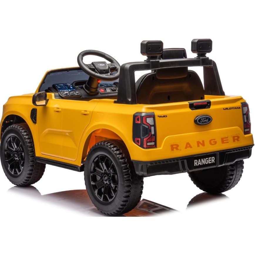 Elektromobilis Ford Ranger 60W/4500 mAh geltona