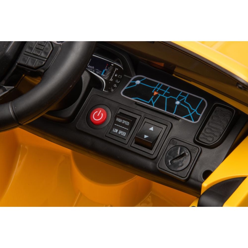 Elektromobilis Ford Ranger 60W/4500 mAh geltona