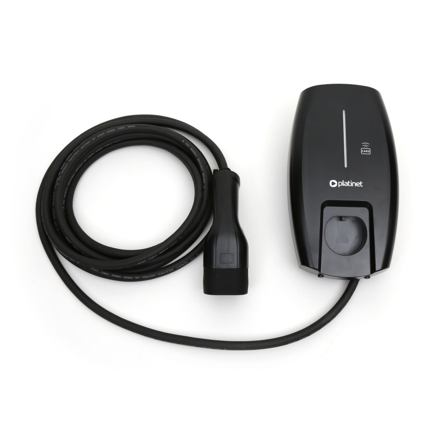 Elektromobilių įkrovimo stotelė EV/PEV AC Type 2 11kW/400V/16A 7m Wi-Fi IP65