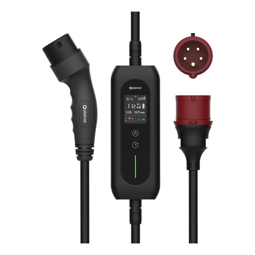 Elektromobilių tipo įkrovimo laidas 2 5 m 11kW 16A IP54 Tuya