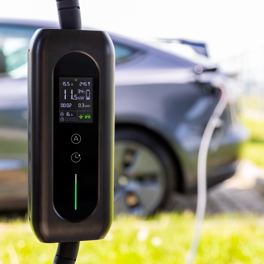 Elektromobilių tipo įkrovimo laidas 2 5 m 11kW 16A IP54 Tuya