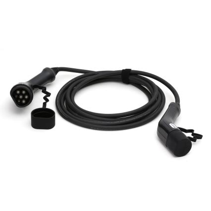 Elektromobilių tipo įkrovimo laidas 2 5m 11kW 16A IP54 juoda