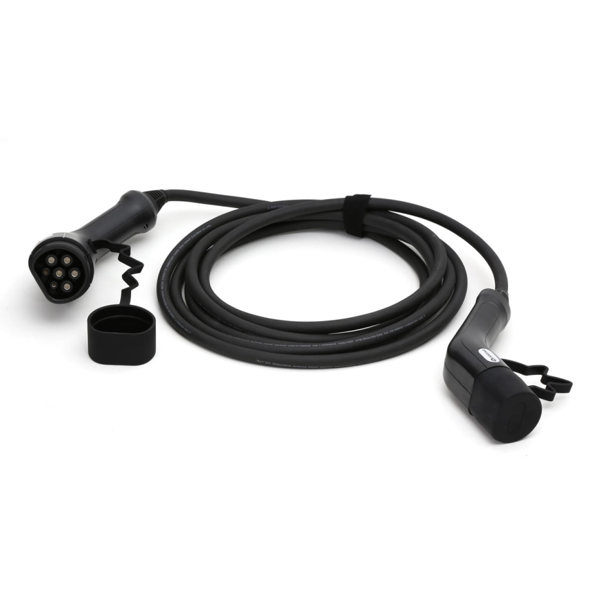 Elektromobilių tipo įkrovimo laidas 2 5m 11kW 16A IP54 juoda