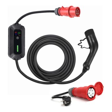 Elektromobilių tipo įkrovimo laidas 2 7 m 11kW 16A IP55