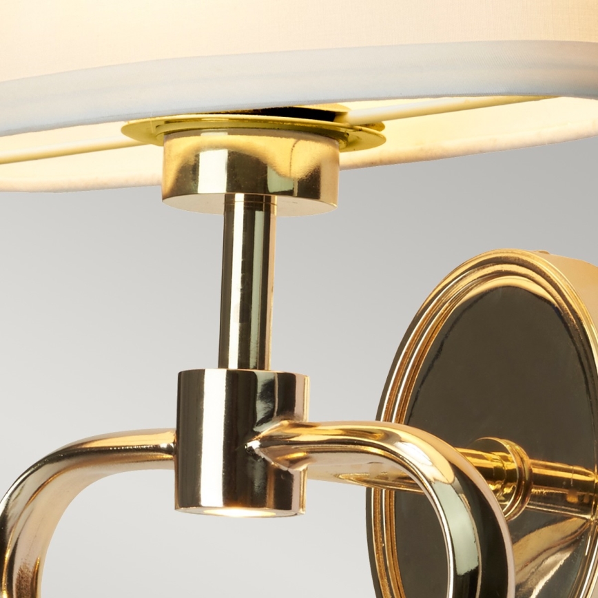 Elstead BATH-FALMOUTH-FG - LED Vonios sieninis šviestuvas FALMOUTH 1xG9/3W/230V + LED/1W IP44