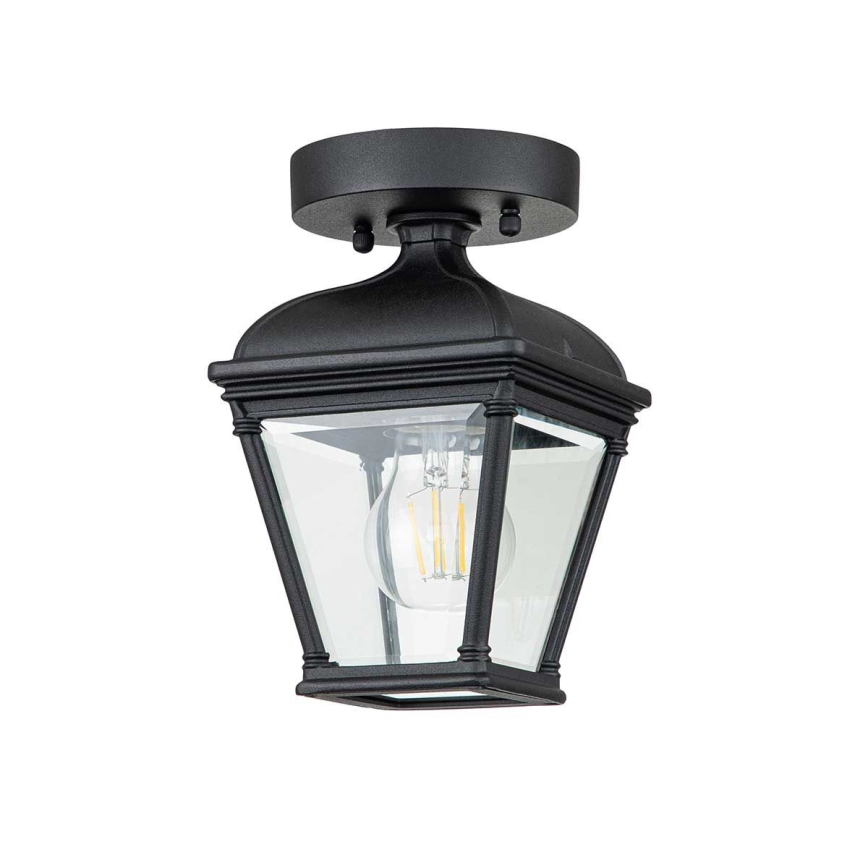 Elstead - Lauko lubinis šviestuvas BAYVIEW 1xE27/60W/230V IP44 juodas
