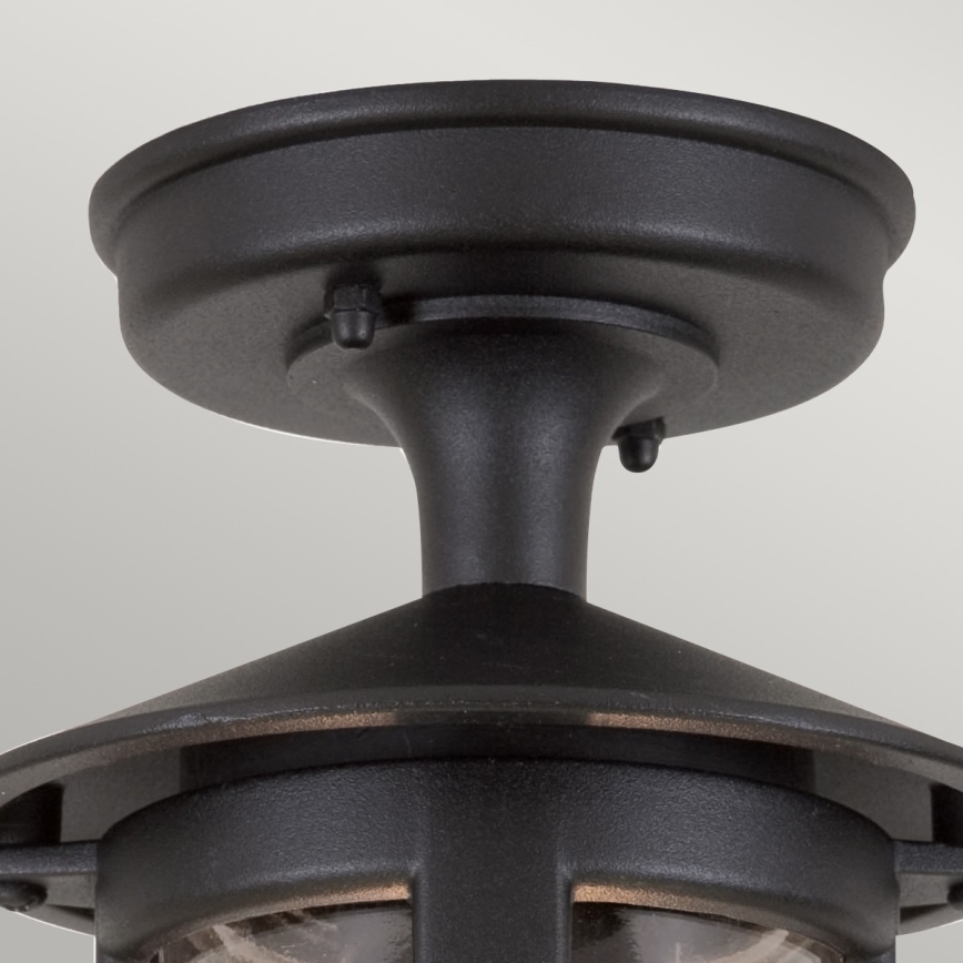 Elstead BL21A-BLACK - Lauko pritvirtinamas sietynas HEREFORD 1xE27/100W/230V IP43