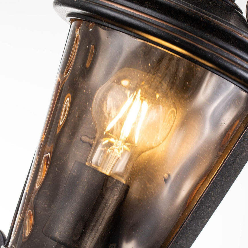 Elstead - Lauko sieninis šviestuvas BALTIMORE 1xE27/60W/230V IP44 bronzinis