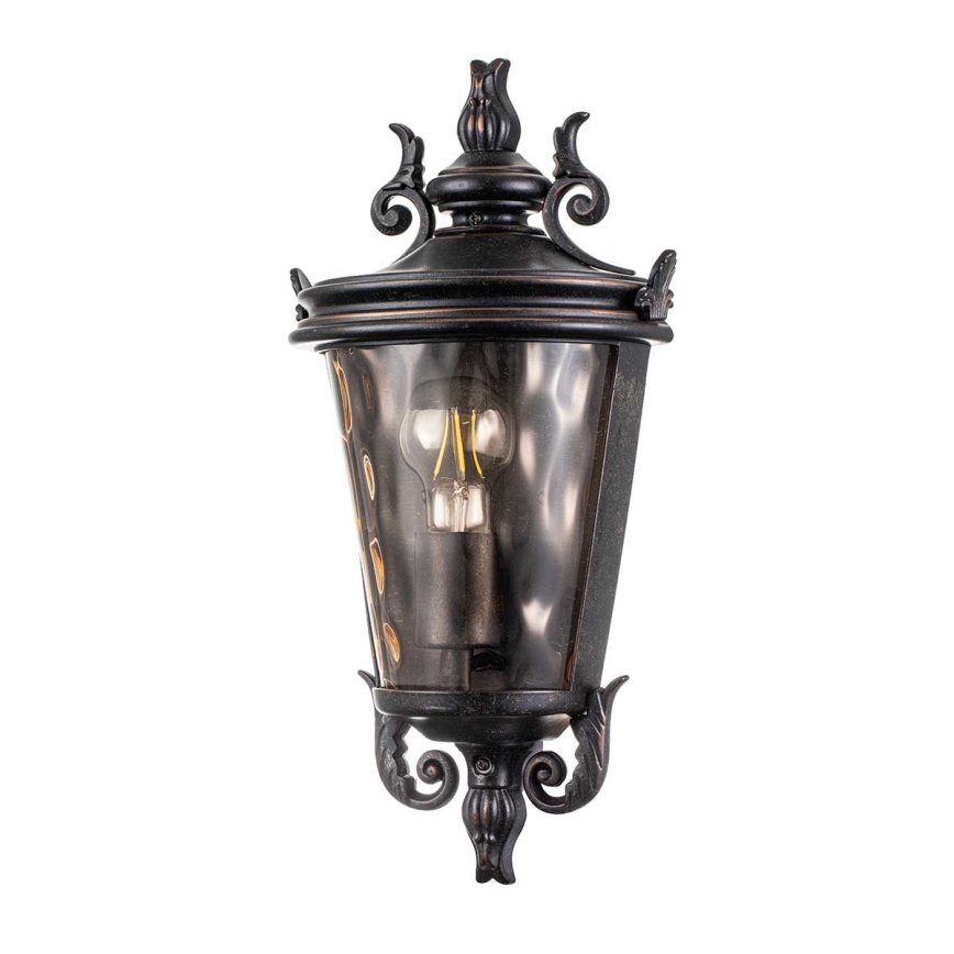 Elstead - Lauko sieninis šviestuvas BALTIMORE 1xE27/60W/230V IP44 bronzinis