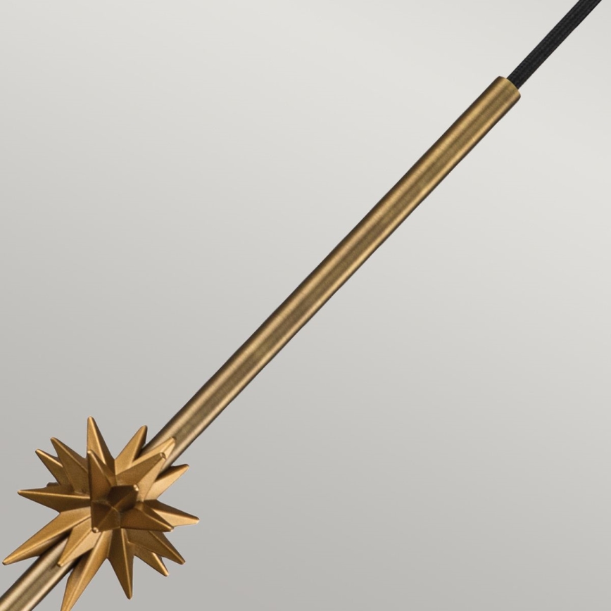 Elstead - Pakabinamas sietynas ETOILE 1xE27/60W/230V diametras 13,3 cm auksas