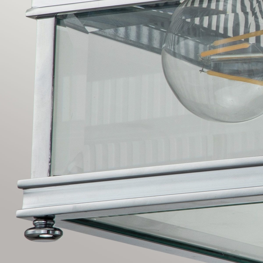 Elstead - Lauko lubinis šviestuvas HOLBORN 2xE27/60W/230V IP44 blizgus chromas