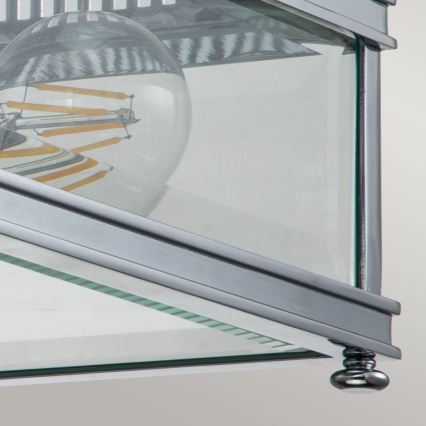 Elstead - Lauko lubinis šviestuvas HOLBORN 2xE27/60W/230V IP44 blizgus chromas