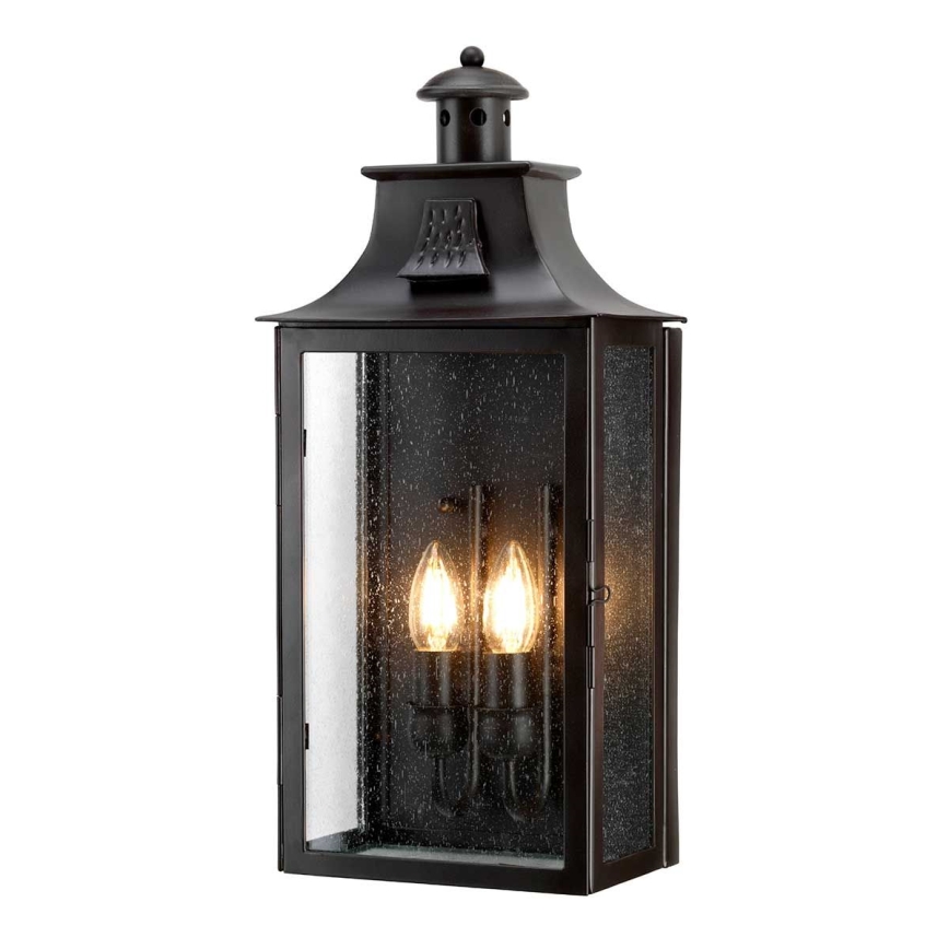 Elstead - Lauko sieninis šviestuvas KENDAL 2xE14/60W/230V IP44
